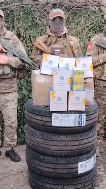 Чёрным Гусарам доставили покрышки и картриджи, спасибо группе Храброе Сердце #СВО #Помощь #Гусары смотреть онлайн