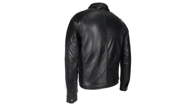 Dali Mens Leather Jacket with filler lining смотреть онлайн