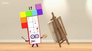 Numberblocks на русском l Сезон 4 Серия 7. Галерея в стране цифр l Соединяющиеся кубики Намберблокс