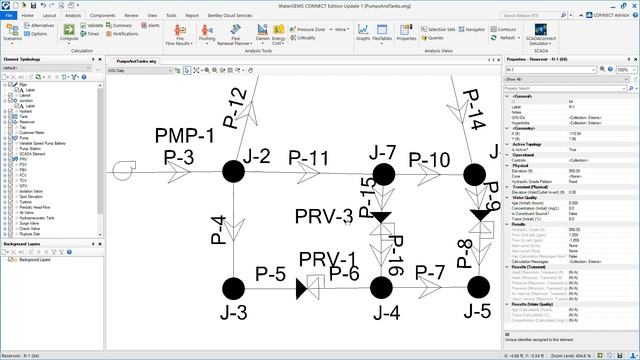 WaterGEMS/WaterCAD Fundamentals Part 7: Workshop 3 (Modeling Pumps, Tanks and PRVs) смотреть онлайн
