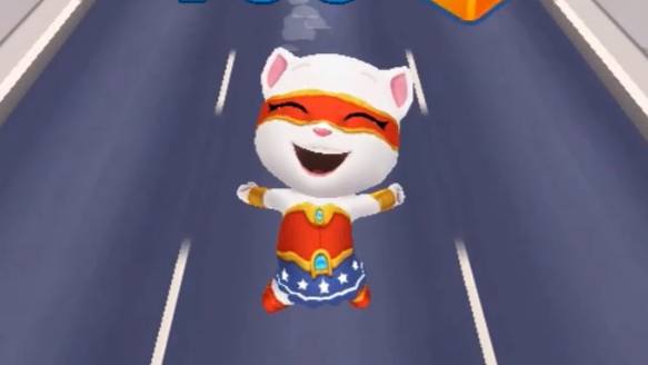 Супер Анджела собирает золото Talking Tom Gold Run | Мультики для детей смотреть онлайн