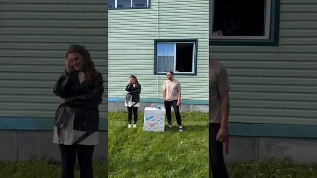 Гендер пати с голосом малыша #genderparty #гендерпати #беременность