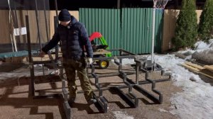 Сварка металлического крыльца часть 3