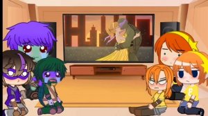 //Реакция на шипы Донни и Эйприл //Групповая реакция 🙂👍