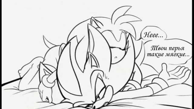 КОРОТКИЙ КОМИКС ПРО МЕНЯ И ЭМИ НА РУССКОМ