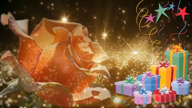 КРАСИВАЯ МУЗЫКАЛЬНАЯ ОТКРЫТКА С ДНЁМ РОЖДЕНИЯ!#музыкальная открытка# komur смотреть онлайн