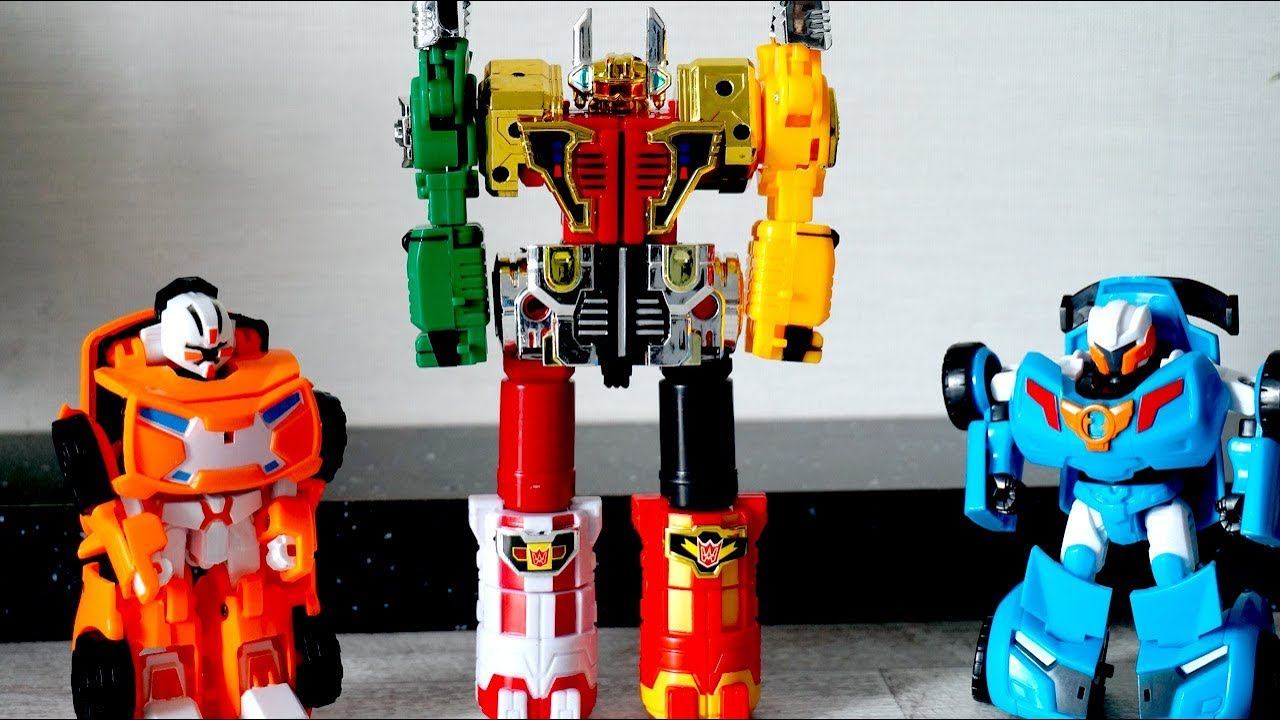 Тоботы и робот - трансформер. Собираем трансформера. Видео для детей смотреть онлайн