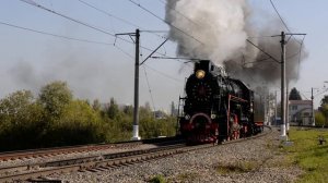 Паровоз ЛВ-0182 год выпуска: 1956 на выставке ЭКСПО 1520