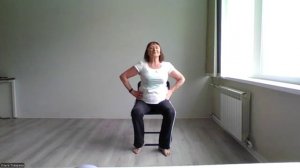 Видеоурок №1 Живые танцы с Ольгой Токаревой. Занятие сидя с игровым упражнением "На ипподроме"