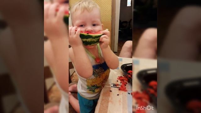 Дети! Children! Моё СЧАСТЬЕ ЕСТ АРБУЗ! Bonheur! Happiness! смотреть онлайн