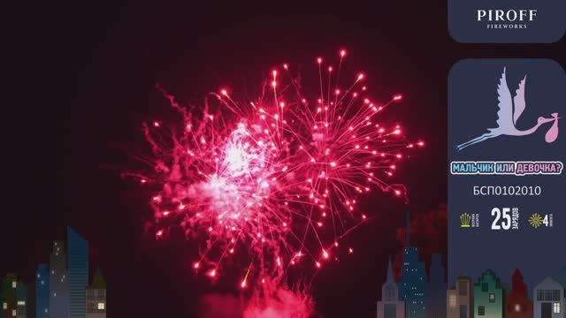 Фейерверк на гендер пати МАЛЬЧИК ИЛИ ДЕВОЧКА? (ДЕВОЧКА) БСП0102010 PIROFF смотреть онлайн