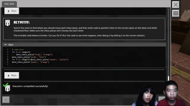 How to Code *ESCAPE ESTATE: YELLOW PATHWAY ROOM 4 PARLOR PT. 2* in MINECRAFT EDUCATION Hour of Cod смотреть онлайн
