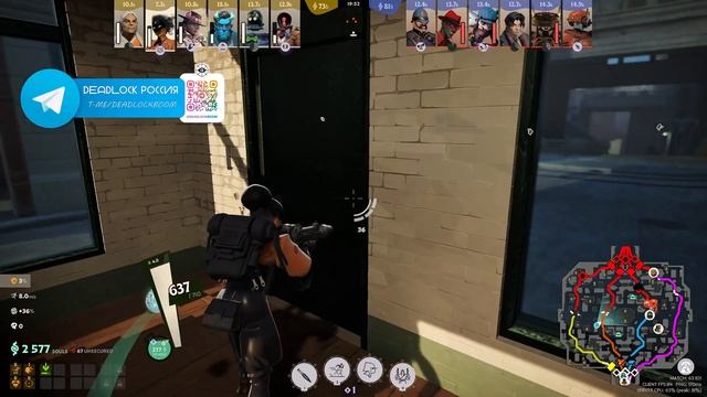 Deadlock - первый матч за Хейз (4 про + нуб vs 5 про) / Первый взгляд (gameplay) смотреть онлайн