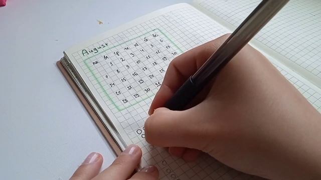 ЭСТЕТИЧНОЕ оформление на АВГУСТидеи для ежедневника varyshkar