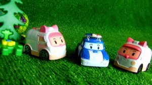 Видео с игрушками. Робокар Поли и Эмбер. Близнец Эмбер