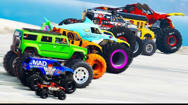 🔥ИГРИЩА МОНСТР-ТРАКОВ🔥 гигантизм АВАРИЙ🔥💥💥 BeamNG смотреть онлайн