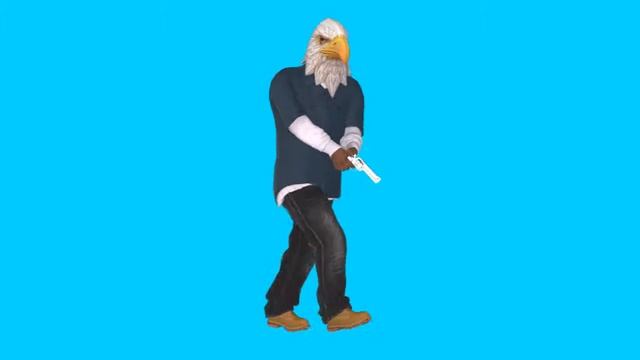 Franklin Clinton Hawk 1 mask animated left (gta 5) chroma смотреть онлайн