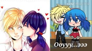 Реакция на шипы|Маринетт и Адриан|🌚👌