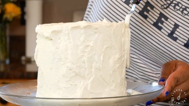 MOST DELICIOUS LEMON BLUEBERRY CAKE