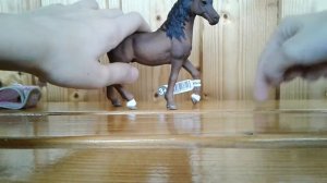 ЖЕРЕБЕЦ и ПОПОНА С НЕДОУЗДКОМ(2 часть "распаковки и обзора schleich")