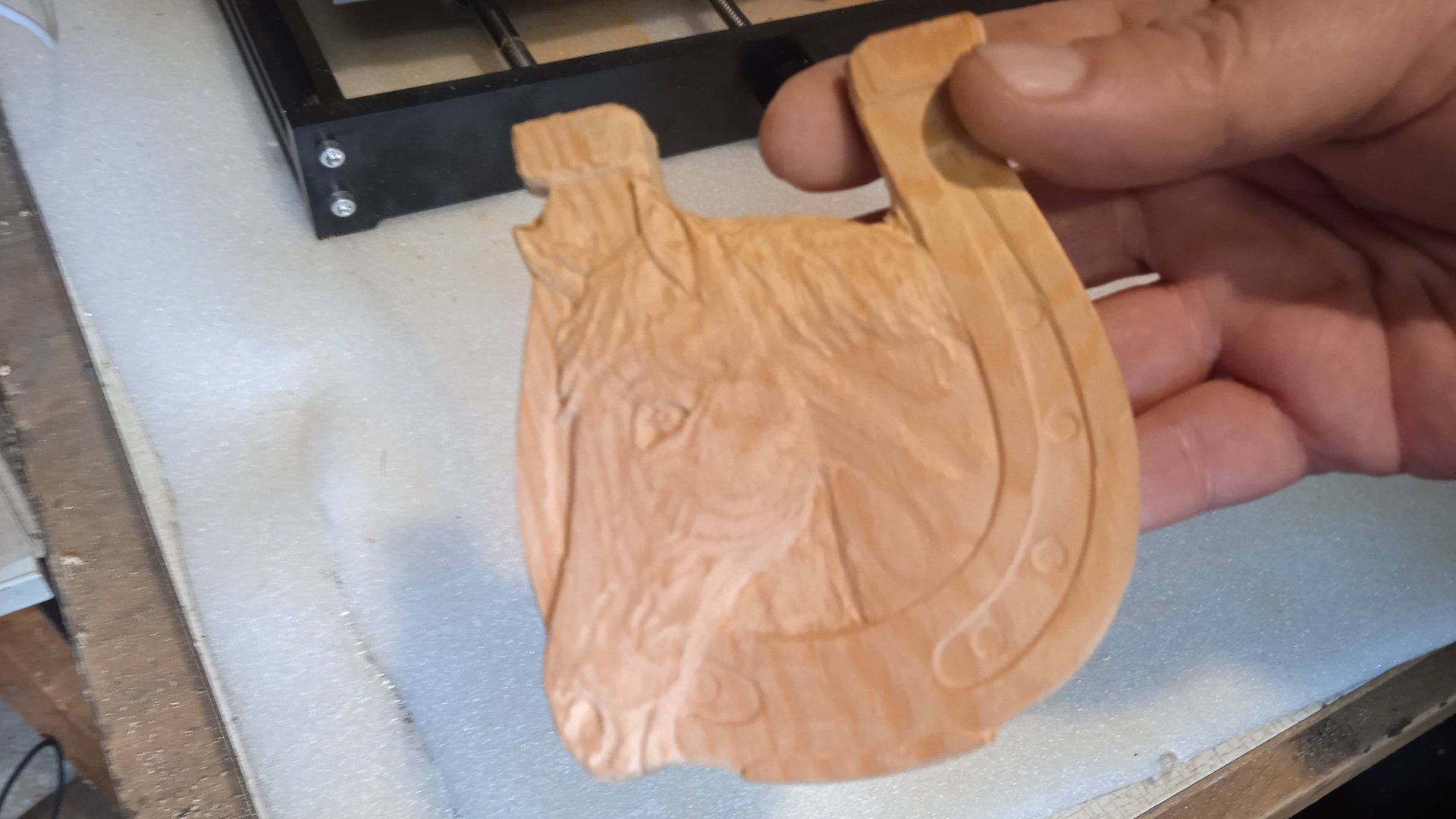 Фрезеровка 3D рисунка на станке CNC 3018 PRO смотреть онлайн