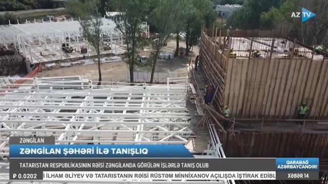Tatarıstan rəisi Şərqi Zəngəzurda: ali qonaq Zəngilan Konqres Mərkəzinə və məscidə baş çəkdi смотреть онлайн