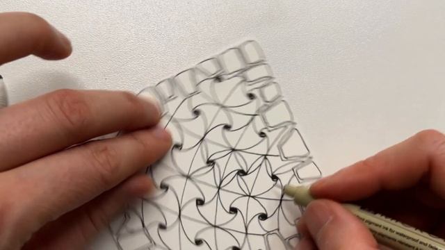 ЗЕНТАНГЛ || ПРОСТЫЕ ПАТТЕРНЫ смотреть онлайн