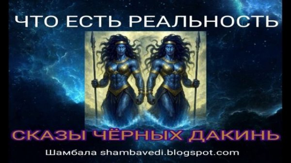 ЧТО ЕСТЬ РЕАЛЬНОСТЬ ( СКАЗЫ ЧЁРНЫХ ДАКИНЬ ) - БЛОГ ШАМБАЛА shambavedi.blogspot.com -