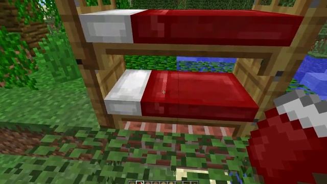 Приколы в minecraft #1 двухэтажная кровать. смотреть онлайн