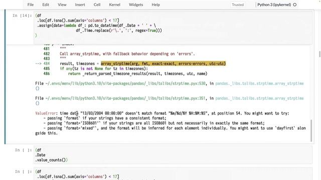 062. Parsing Dates Using Format Strings and to_datetime смотреть онлайн