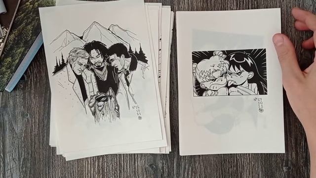 INKTOBER 2021 /Обзор скетчбука/ Мой первый инктобер