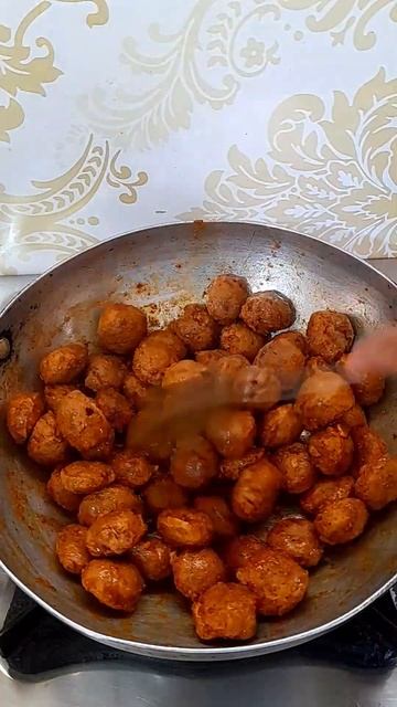 chilli garlic soya chunks #shorts👇👇 смотреть онлайн