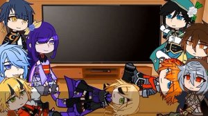 реакция персонажей Геншина на самих себя 💧|Аято/Тома|🔥