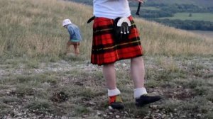 Игра на Волынке. Русская Шотландия.