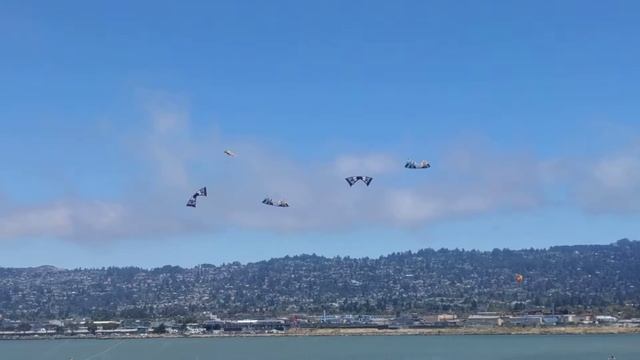 Шоу воздушных змеев, Berkeley Kite Festival 2016 смотреть онлайн