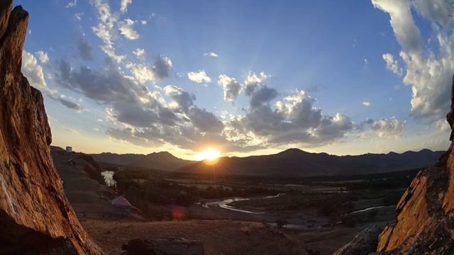 Монгольский закат//Mongolian Sunset.