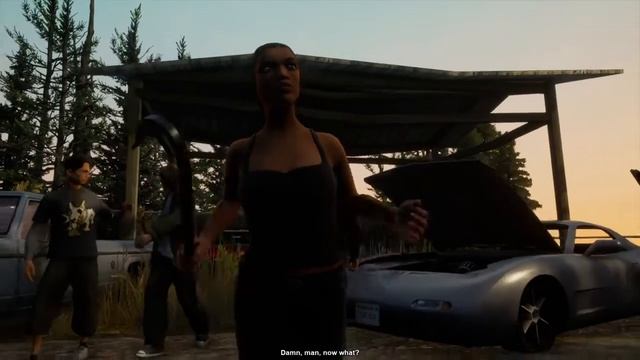 Claude and Catalina from gta III in sa definitive edition смотреть онлайн