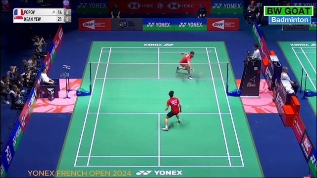 Loh Kean Yew v Toma Junior Popov |YONEX French Open 2024 | MS R32 смотреть онлайн