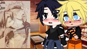 🌿Реакция на шипы СасуНару🌿 -[Гача]-