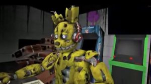 СпрингТрап сломал комп из за кошмара! Прикол