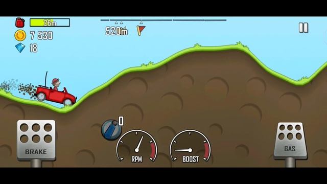 Hill climb racing///first day gameplay////1000m complete kid's game play/// смотреть онлайн
