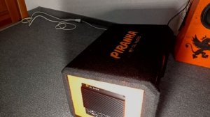 очень мощный активник Piranha 12A Black V.2 установка и прослушка