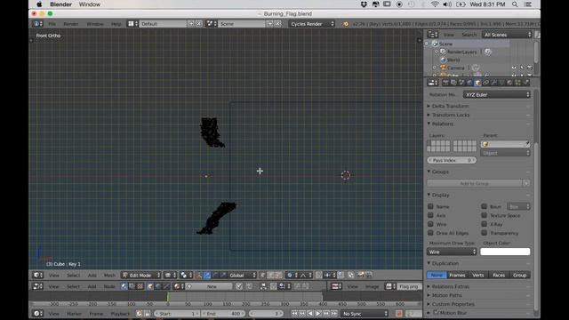 Simulating Burning Cloth in Blender смотреть онлайн