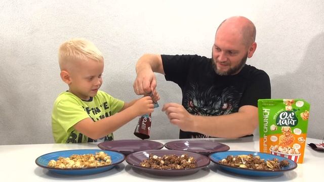 Распаковка вкусняшек вместе с папой и рецепт вкусного завтрака от Ивана смотреть онлайн