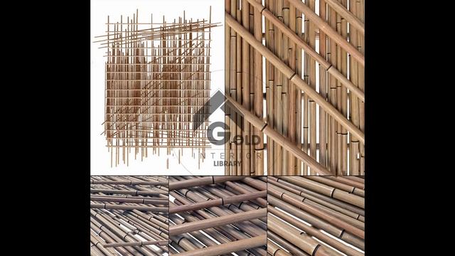 SGS047 - Bamboo Wall - Sketchup Library смотреть онлайн