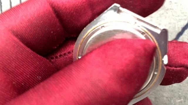 Collectible watch SLAVA Hammer and Sickle quartz 2 MChZ made in USSR/Wrsit watch Слава Red Star CCC смотреть онлайн