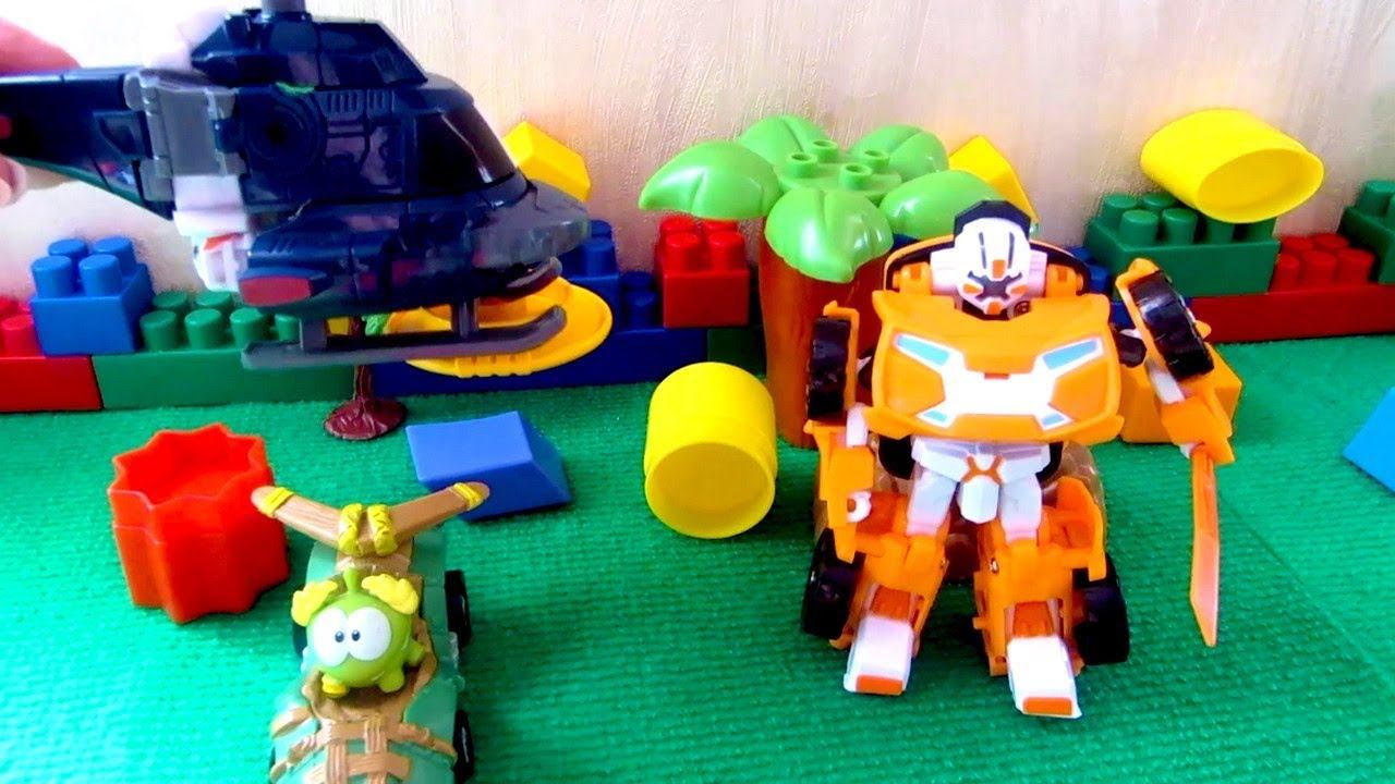 Ам Ням и Тоботы - Трансформеры. Видео с игрушками для детей смотреть онлайн