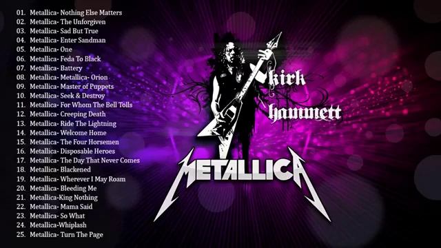 Полный альбом Metallica Greatest Hits 2022 | Лучшие песни Metallica Playlist HQ