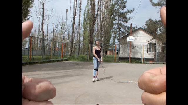 S.B.Lab. Ника на фестивале "NoF 2015" работа с кнутом (кнутами) - (Nika with two hybrid whips) смотреть онлайн