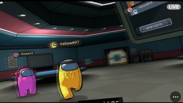 AMONG US VR прикол смотри русский жёлтый и француз белый смотреть онлайн